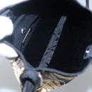 PRADA Hand Bag Nylon Black Silver Auth 115020-11