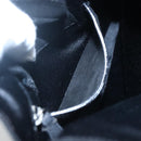 PRADA Hand Bag Nylon Black Silver Auth 115020-20