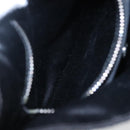 PRADA Hand Bag Nylon Black Silver Auth 115020-21