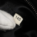 PRADA Hand Bag Nylon Black Silver Auth 115020-12