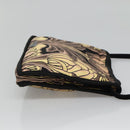 PRADA Hand Bag Nylon Black Silver Auth 115020-3