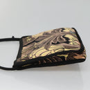 PRADA Hand Bag Nylon Black Silver Auth 115020-4