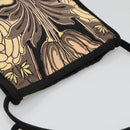 PRADA Hand Bag Nylon Black Silver Auth 115020-6