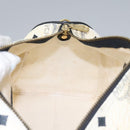 MCM Vicetos Logogram Hand Bag PVC Leather 2way White Gold Auth 115026-20