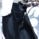 CHANEL Chain V Stitch Shoulder Bag Corduroy Pink Gold CC Auth 115032AM-22