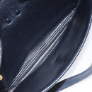 Christian Dior Trotter Canvas Shoulder Bag Navy Gold Auth 115041-12