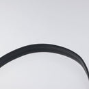 Christian Dior Trotter Canvas Shoulder Bag Navy Gold Auth 115041-8