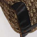 Christian Dior Trotter Canvas Boston Bag Brown Auth 115046-14
