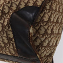 Christian Dior Trotter Canvas Boston Bag Brown Auth 115046-15