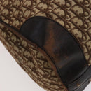 Christian Dior Trotter Canvas Boston Bag Brown Auth 115046-16