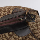 Christian Dior Trotter Canvas Boston Bag Brown Auth 115046-11