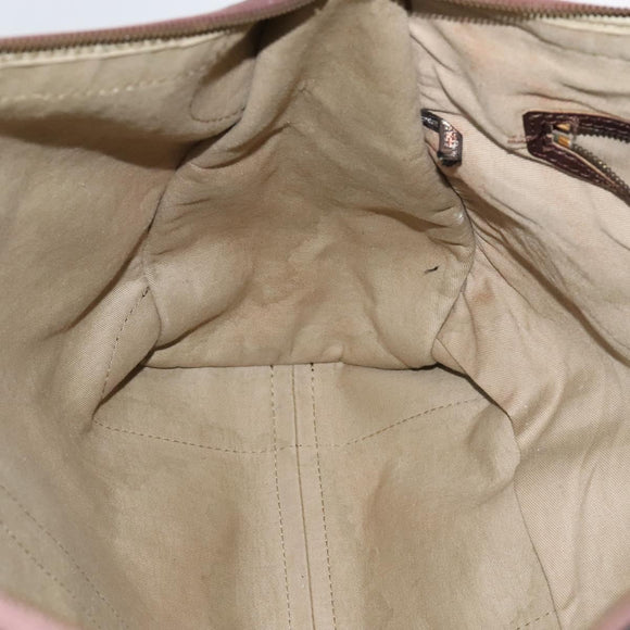 Christian Dior Trotter Canvas Boston Bag Brown Auth 115046