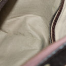 Christian Dior Trotter Canvas Boston Bag Brown Auth 115046-19