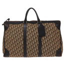Christian Dior Trotter Canvas Boston Bag Brown Auth 115046-13