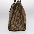 Christian Dior Trotter Canvas Boston Bag Brown Auth 115046-3