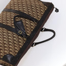 Christian Dior Trotter Canvas Boston Bag Brown Auth 115046-6