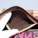 LOUIS VUITTON Monogram Graffiti Speedy 30 Hand Bag Pink M93704 LV Auth 115047AV-10