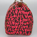 LOUIS VUITTON Monogram Graffiti Speedy 30 Hand Bag Pink M93704 LV Auth 115047AV-3