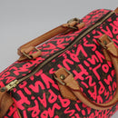 LOUIS VUITTON Monogram Graffiti Speedy 30 Hand Bag Pink M93704 LV Auth 115047AV-6