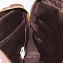 BURBERRY Nova Check Shoulder Bag Canvas Red Auth 115048-17