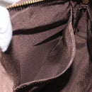 BURBERRY Nova Check Shoulder Bag Canvas Red Auth 115048-12