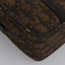 Christian Dior Romantic Trotter Canvas Shoulder Bag PVC Brown Auth 115054-9