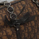Christian Dior Romantic Trotter Canvas Shoulder Bag PVC Brown Auth 115054-10