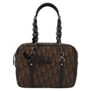 Christian Dior Romantic Trotter Canvas Shoulder Bag PVC Brown Auth 115054-13
