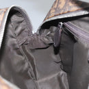 Christian Dior Romantic Trotter Canvas Shoulder Bag PVC Brown Auth 115054-21
