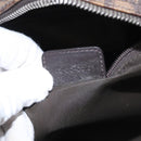 Christian Dior Romantic Trotter Canvas Shoulder Bag PVC Brown Auth 115054-12