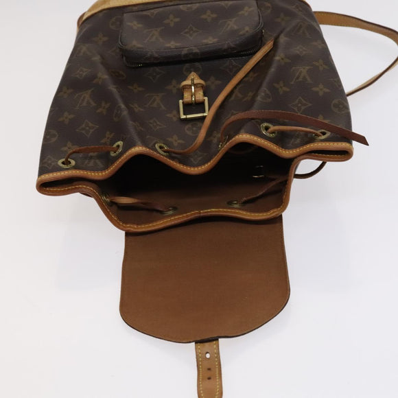 LOUIS VUITTON Monogram Montsouris MM Backpack M51136 LV Auth 115066