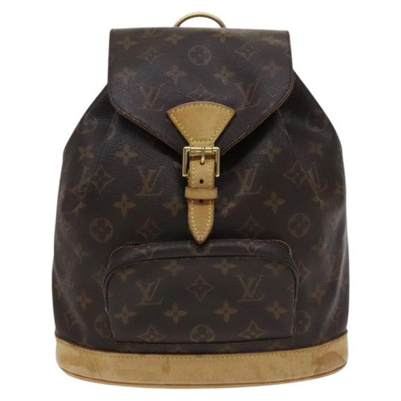 LOUIS VUITTON Monogram Montsouris MM Backpack M51136 LV Auth 115066