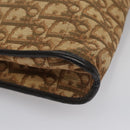 Christian Dior Trotter Canvas Shoulder Bag Brown Auth 115096-9