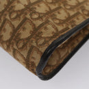 Christian Dior Trotter Canvas Shoulder Bag Brown Auth 115096-14