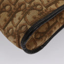 Christian Dior Trotter Canvas Shoulder Bag Brown Auth 115096-16