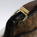Christian Dior Trotter Canvas Shoulder Bag Brown Auth 115096-10