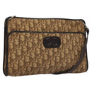 Christian Dior Trotter Canvas Shoulder Bag Brown Auth 115096-1