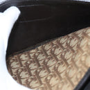 Christian Dior Trotter Canvas Shoulder Bag Brown Auth 115096-20
