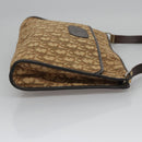 Christian Dior Trotter Canvas Shoulder Bag Brown Auth 115096-3