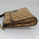 Christian Dior Trotter Canvas Shoulder Bag Brown Auth 115096-4