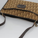 Christian Dior Trotter Canvas Shoulder Bag Brown Auth 115096-6