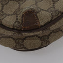 GUCCI GG Supreme Web Sherry Line Shoulder Bag PVC Red 156 02 066 Auth 115100-9