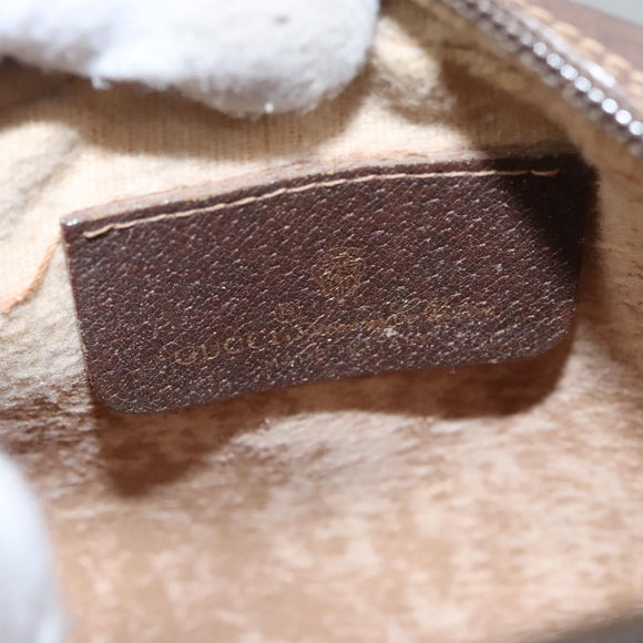 GUCCI GG Supreme Web Sherry Line Shoulder Bag PVC Red 156 02 066 Auth 115100