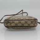 GUCCI GG Supreme Web Sherry Line Shoulder Bag PVC Red 156 02 066 Auth 115100-5