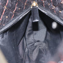 BOTTEGA VENETA Shoulder Bag Cotton Black Auth 115101-19