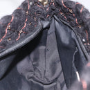 BOTTEGA VENETA Shoulder Bag Cotton Black Auth 115101-20