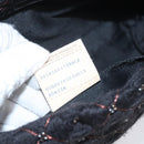 BOTTEGA VENETA Shoulder Bag Cotton Black Auth 115101-12