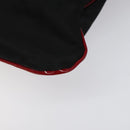 PRADA Hand Bag Nylon Black Silver Auth 115105-9