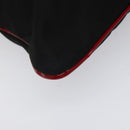 PRADA Hand Bag Nylon Black Silver Auth 115105-14