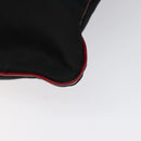 PRADA Hand Bag Nylon Black Silver Auth 115105-15
